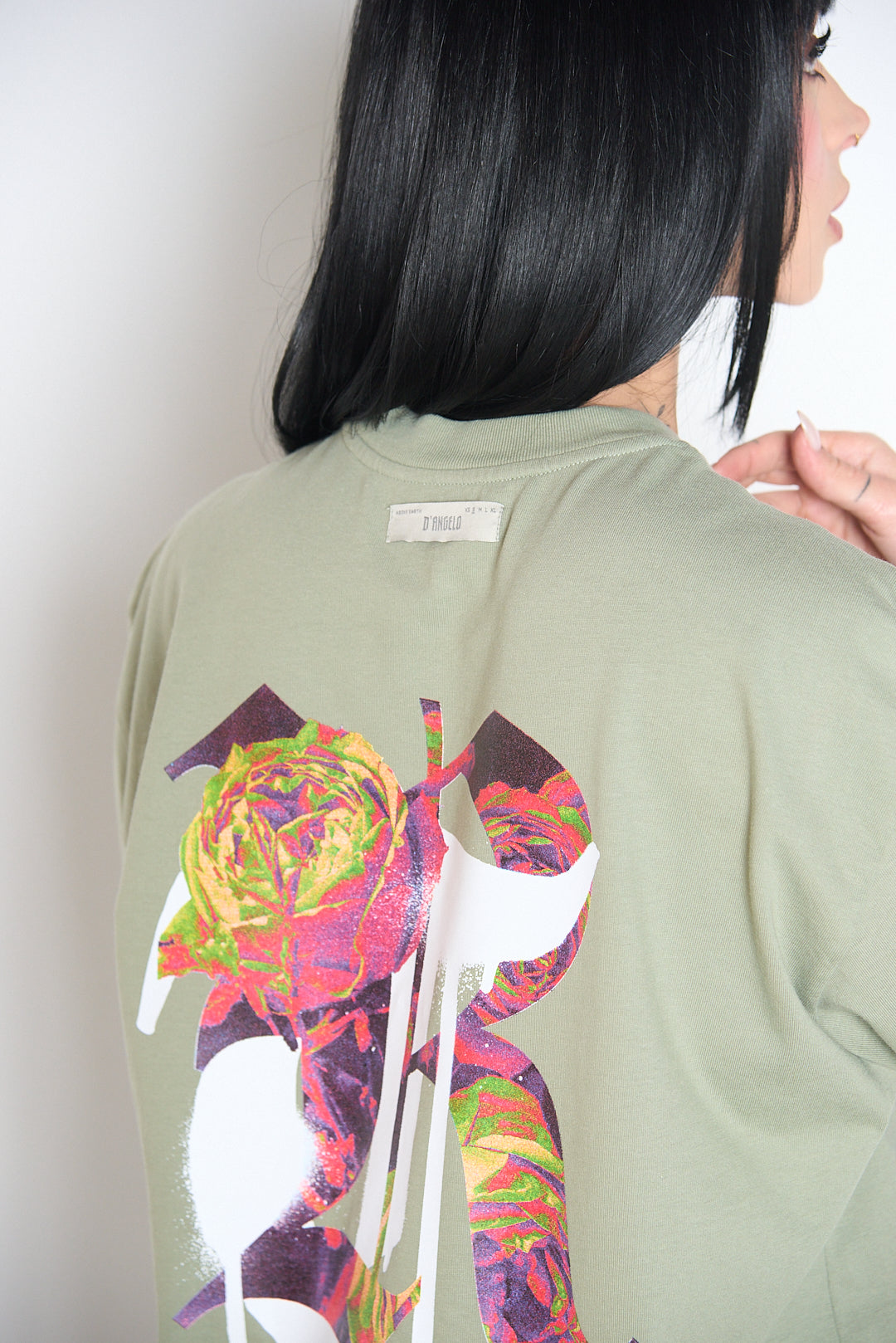 Camiseta Verde Oversize