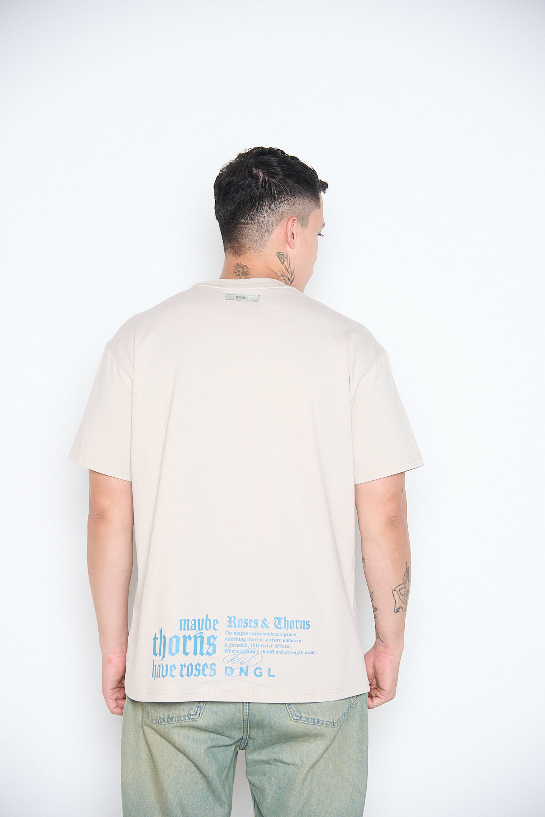 Camiseta Beige Oversize