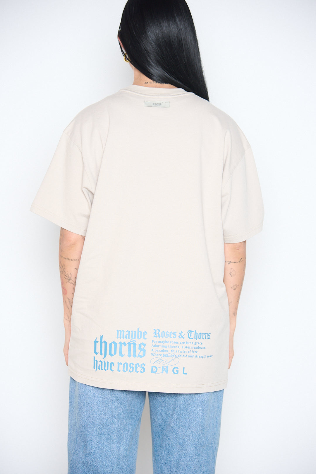 Camiseta Beige Oversize