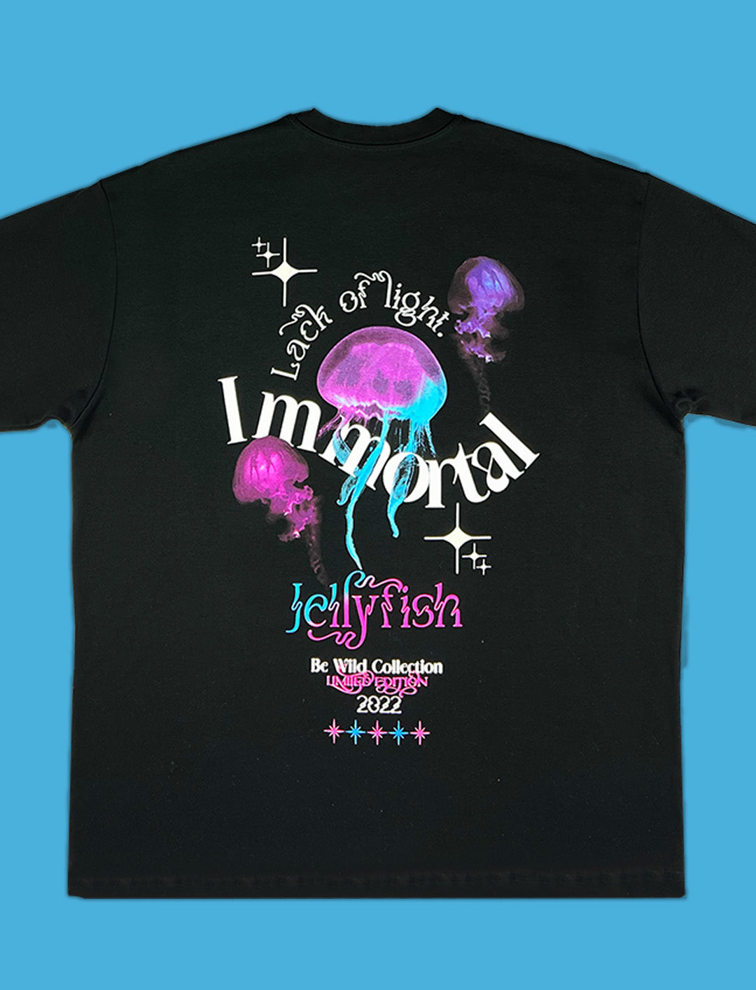 Camiseta Oversize Black Jellyfish