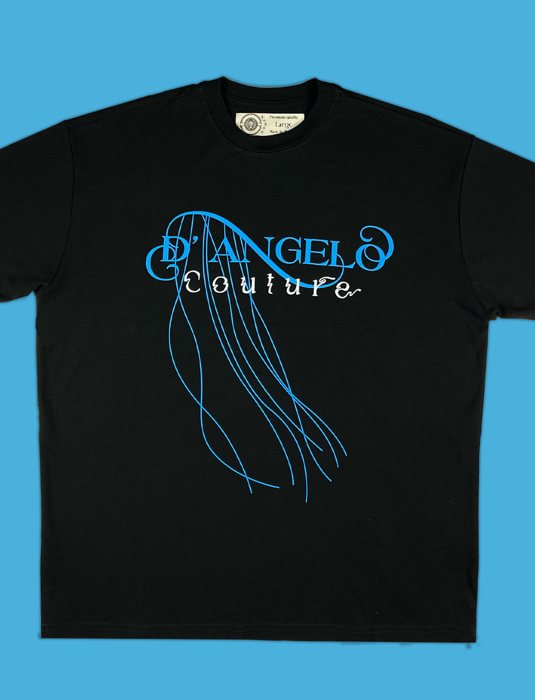 Camiseta Oversize Black Jellyfish