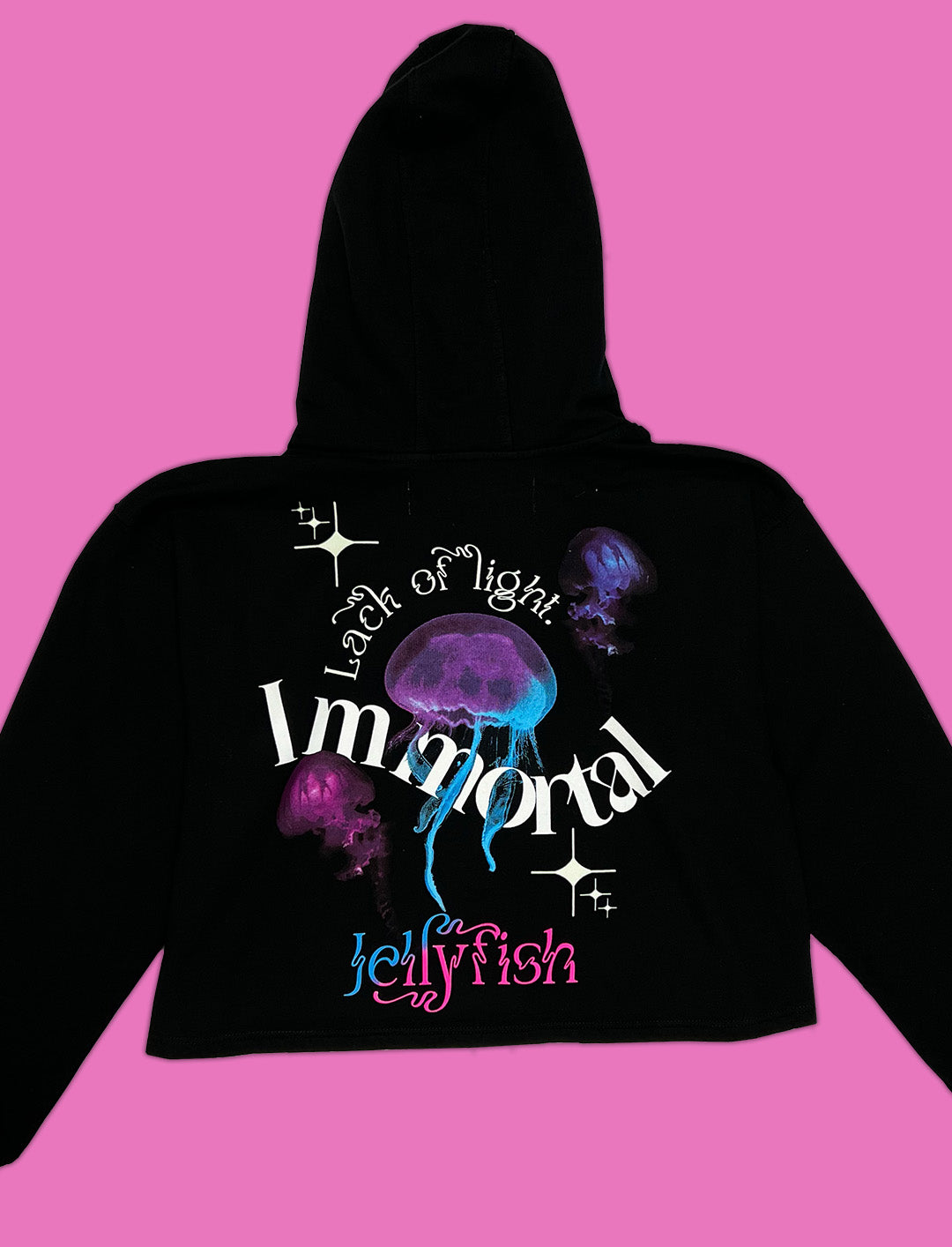 Crop Hoodie Jellyfish